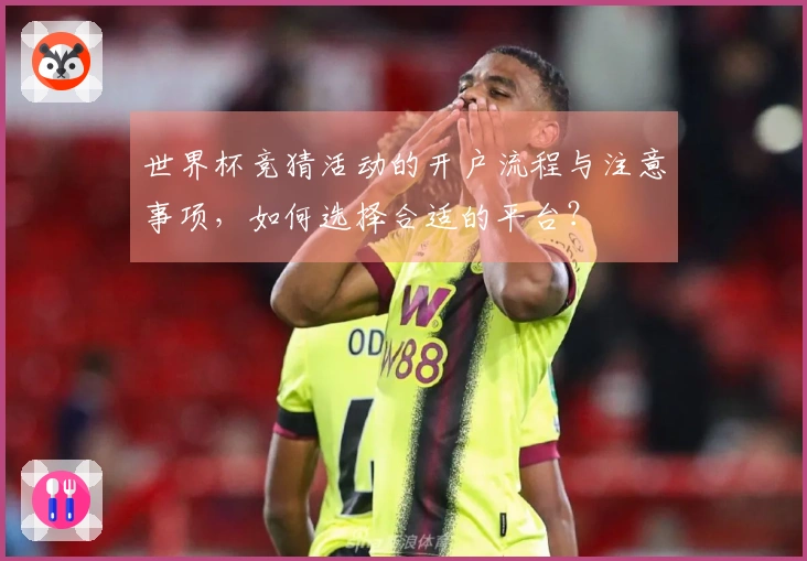 世界杯竞猜活动的开户流程与注意事项，如何选择合适的平台？